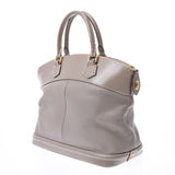 LOUIS VUITTON Louis Vuitton Suhari Lock It MM Gray Gold Metal Fitting M91791 Ladies Leather Handbag B Rank Used Ginzo