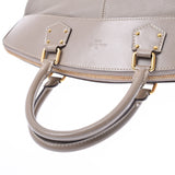 LOUIS VUITTON Louis Vuitton Suhari Lock It MM Gray Gold Metal Fitting M91791 Ladies Leather Handbag B Rank Used Ginzo