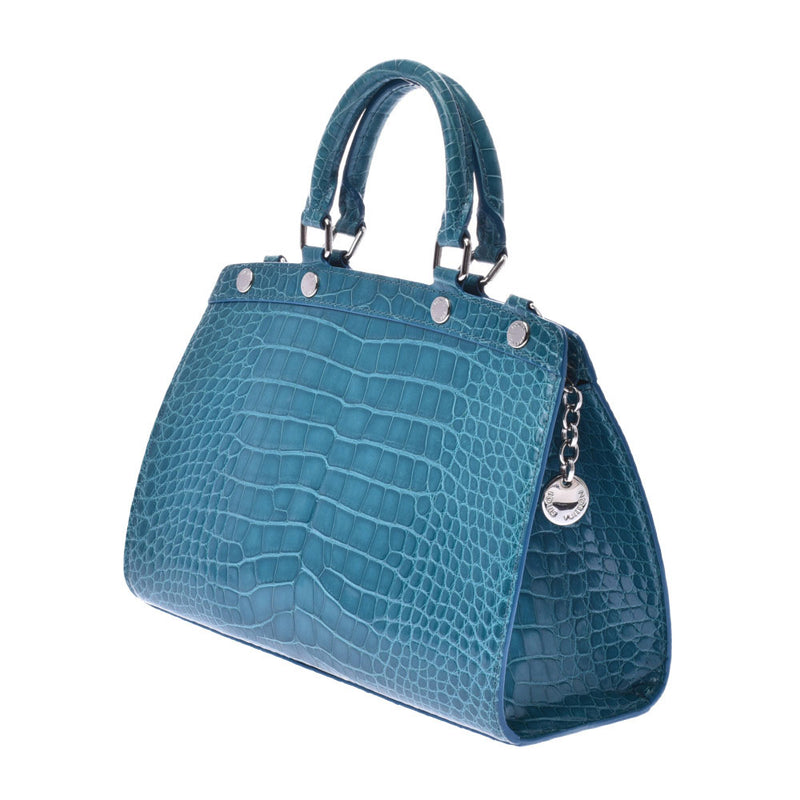 LOUIS VUITTON Louis Vuitton Exotic Line Blair PM 2WAY Bag Emerald Ladies Crocodile Handbag AB Rank Used Ginzo