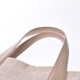 CHANEL Chanel current style bell line Thoth MM beige unisex canvas / leather tote bag A rank used silver storehouse