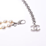 香奈儿（Chanel）香奈儿珍珠项链可可马克16年模型银硬件女士人造珍珠水钻项链A级二手Ginzo