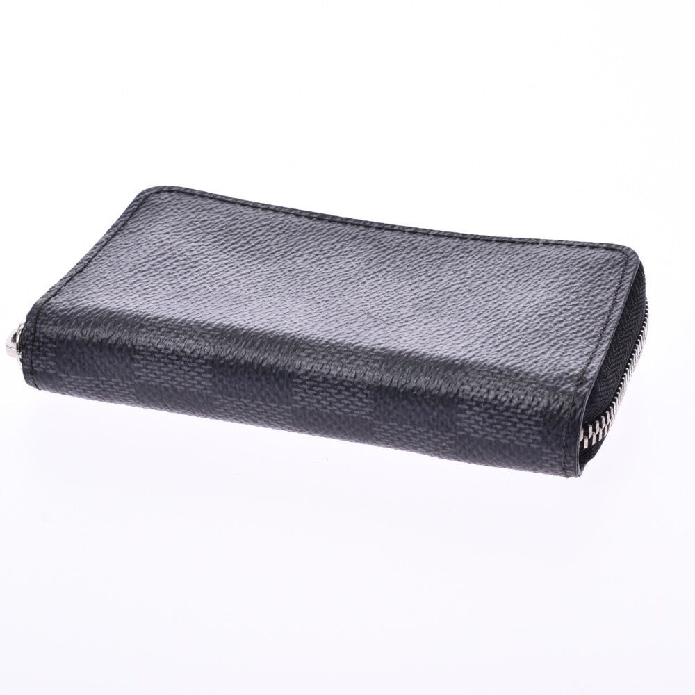 Louis Vuitton graphic zippy coin purse 14137 black / grey mens