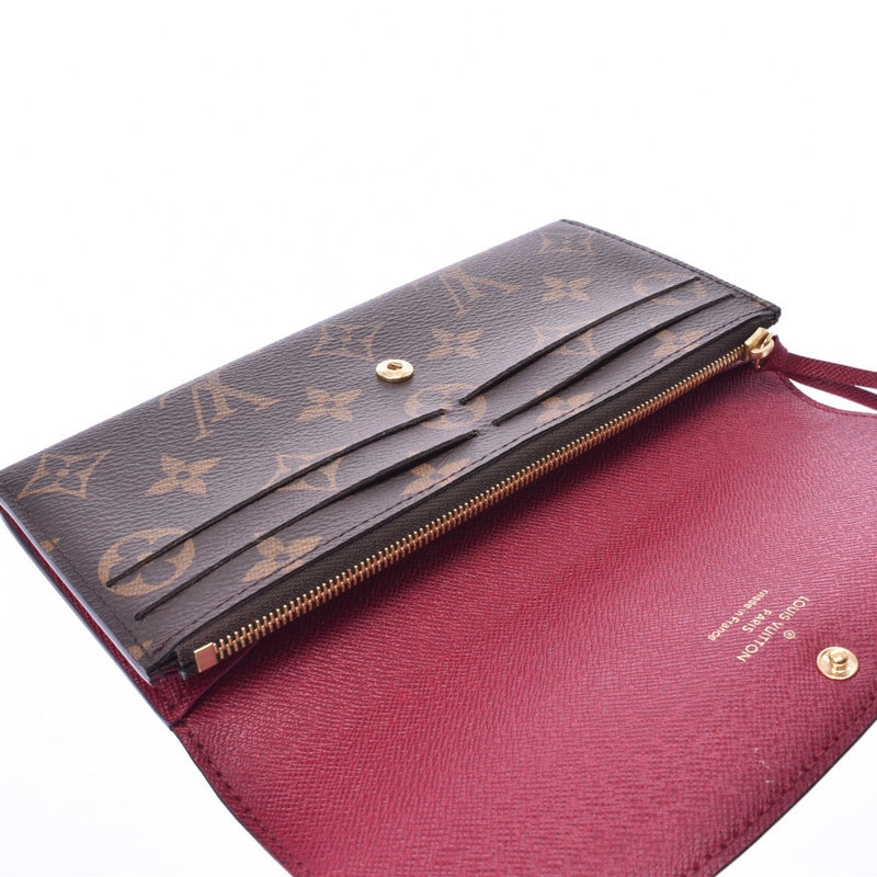 Louis Vuitton Monogram portage Emily Fuchsia m60697 Unisex Monogram canvas Wallet