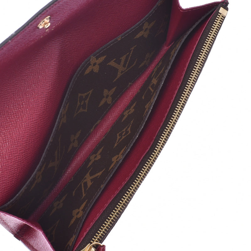 Louis Vuitton Monogram portage Emily Fuchsia m60697 Unisex Monogram canvas Wallet