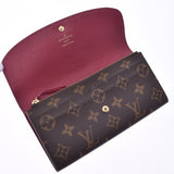 Louis Vuitton Monogram portage Emily Fuchsia m60697 Unisex Monogram canvas Wallet