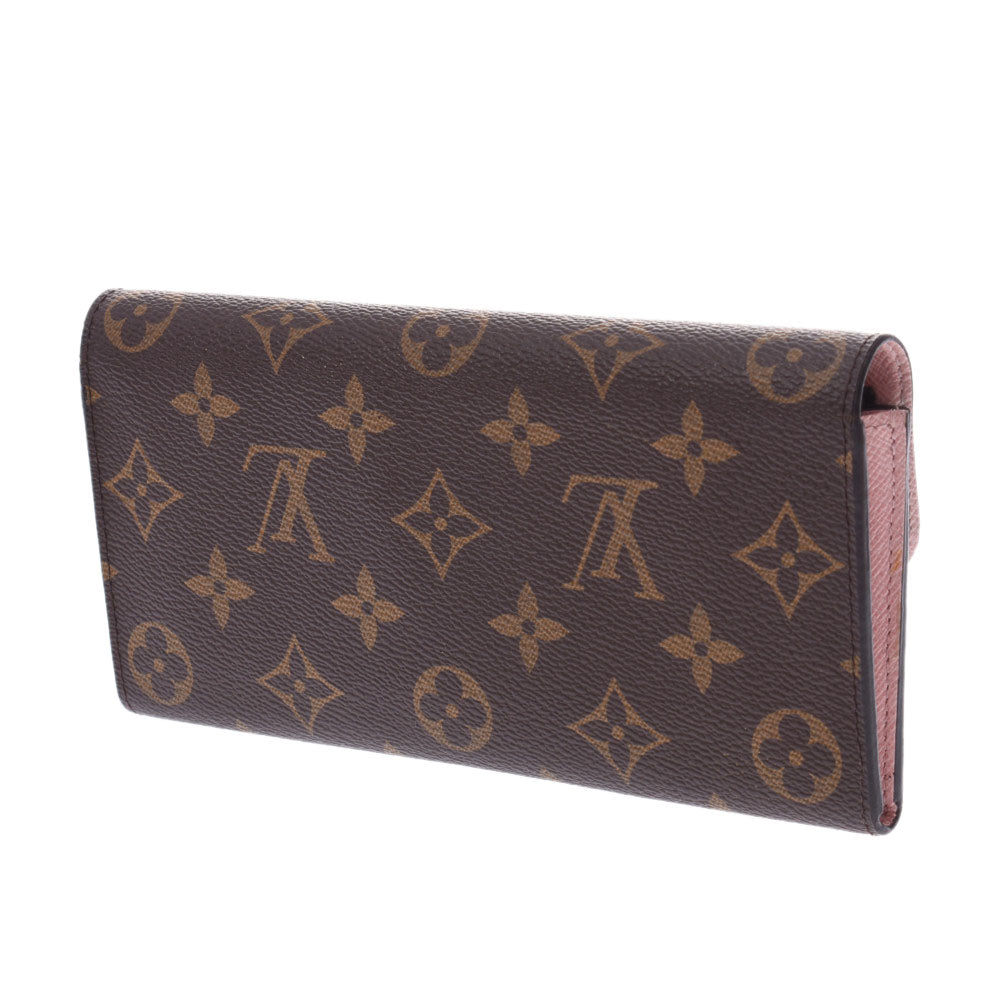 ルイヴィトンポルトフォイユエミリー 14145 ローズバレリーヌ レディース モノグラムキャンバス 長財布 M61289 LOUIS VUITTON  中古 – 銀蔵オンライン