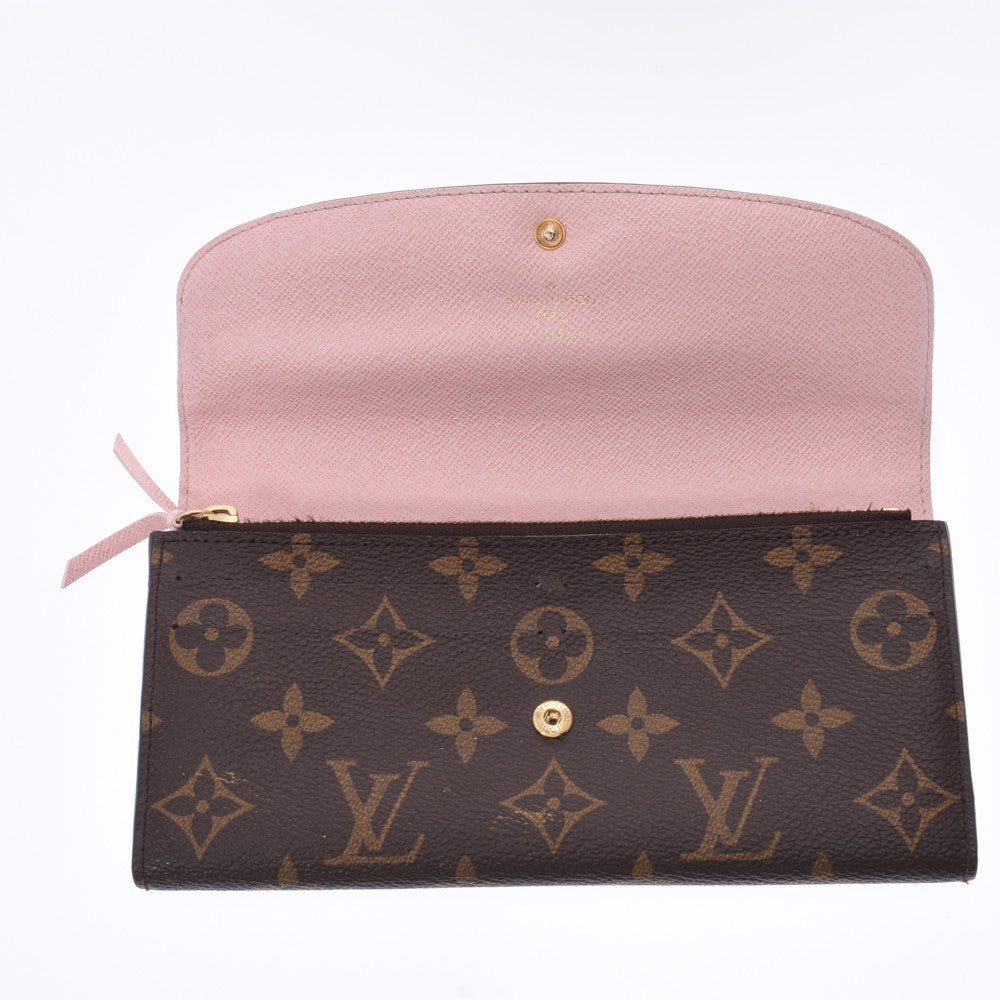 ルイヴィトンポルトフォイユエミリー 14145 ローズバレリーヌ レディース モノグラムキャンバス 長財布 M61289 LOUIS VUITTON  中古 – 銀蔵オンライン