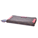 LOUIS VUITTON Louis Vuitton Monogram Totem Jippy Wallet Flamingo Brown/Pink M61364 Unisex Long Wallet Shinto Used Ginzo