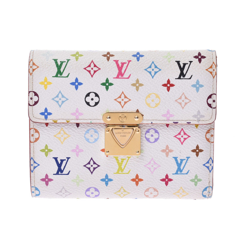 ルイヴィトンコアラ 14144 白 レディース モノグラムマルチカラー 三つ折り財布 M58014 LOUIS VUITTON 中古 – 銀蔵オンライン