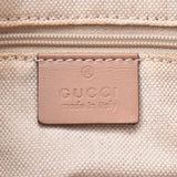 GUCCI Gucci GG 帆布苏基手袋米色/粉红色 247902 女士帆布/皮革 2WAY 包 A 级二手银藏