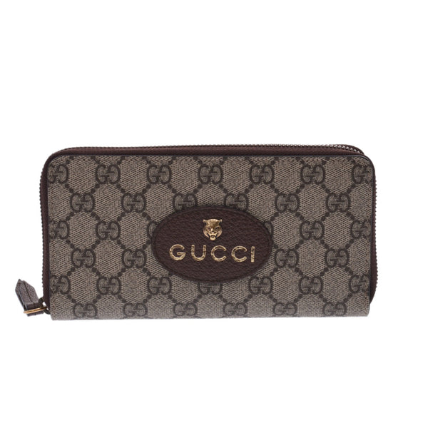 GUCCI Gucci Neovintage Grege series/yellow 473953 Unissex GG Supreme Canvas Head purse, wallet and new chonzo