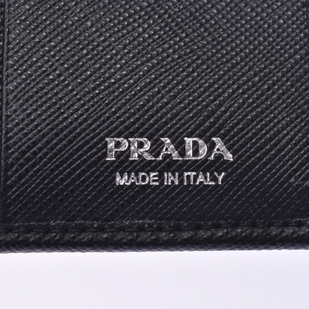 プラダラビットチャーム IDケース付き コンパクトウォレット 黒 ユニセックス 二つ折り財布 1ML023 PRADA – 銀蔵オンライン