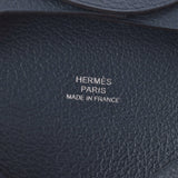 HERMES爱马仕（Hermes）巴斯蒂亚（Bastia）零钱包蓝色雕花C（2018年左右）中性Ever颜色硬币盒未使用的Ginzo