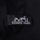 HERMES エルメス チェンナイ 黒 ユニセックス ポリエステル/レザー ハンドバッグ Bランク 中古 銀蔵