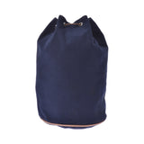 HERMES エルメス ポロション 紺 ユニセックス キャンバス ショルダーバッグ Bランク 中古 銀蔵