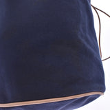 HERMES エルメス ポロション 紺 ユニセックス キャンバス ショルダーバッグ Bランク 中古 銀蔵