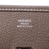 HERMES エルメス エヴリン3 PM エトゥープ シルバー金具 □M刻印(2009年頃) ユニセックス トリヨンクレマンス ショルダーバッグ ABランク 中古 銀蔵