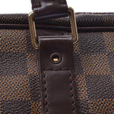 LOUIS VUITTON Louis Vuitton Damier Porte Documan Voyage Brown N41124 Mens Damier Canvas Leather Business Bag B Rank Used Ginzo