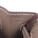 HERMES Hermes Birkin 25 Etup Palladium metal fitting D engraved (around 2019) Ladies Togo Handbag New Ginzo