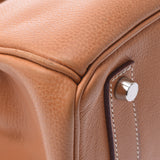 HERMES Hermes Autacroix 32金金铭文(2004年左右)UnisexVashliègeHandbag B Rank使用银仓库