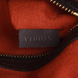 LOUIS VUITTON路易威登Damier Triana棕色N51155女士Damier帆布皮革手提包A级二手Ginzo