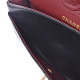 CHANEL シャネル マトラッセ チェーンショルダーバッグ 黒 ゴールド金具 レディース ラムスキン ショルダーバッグ ABランク 中古 銀蔵