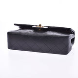 CHANEL シャネル マトラッセ チェーンショルダーバッグ 黒 ゴールド金具 レディース ラムスキン ショルダーバッグ ABランク 中古 銀蔵