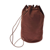 HERMES エルメス ポロションミミル 茶 ユニセックス キャンバス ショルダーバッグ Bランク 中古 銀蔵