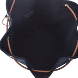 HERMES エルメス ポロションミミル 黒 ユニセックス キャンバス ショルダーバッグ ABランク 中古 銀蔵