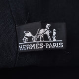 HERMES エルメス ポロションミミル 黒 ユニセックス キャンバス ショルダーバッグ ABランク 中古 銀蔵