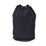 HERMES エルメス ポロションミミル 黒 ユニセックス キャンバス ショルダーバッグ ABランク 中古 銀蔵