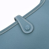 HERMES エルメス エヴリン TPM ブルージーン シルバー金具 □O刻印(2011年頃) レディース ヴォーエプソン ショルダーバッグ Aランク 中古 銀蔵