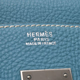 HERMES Birkin 30 Blue Gene Silver Hardware □I stamped (around 2005) Ladies Togo handbag B rank used silver warehouse