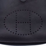 HERMES Hermes Evelyn PM black silver metal fittings □I stamped (around 2005) Unisex Taurillon Clemence shoulder bag B rank used Ginzo