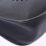 HERMES Hermes Evelyn PM black silver metal fittings □I stamped (around 2005) Unisex Taurillon Clemence shoulder bag B rank used Ginzo