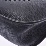 HERMES Hermes Evelyn PM black silver metal fittings □I stamped (around 2005) Unisex Taurillon Clemence shoulder bag B rank used Ginzo
