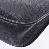 HERMES Hermes Evelyn PM black silver metal fittings □I stamped (around 2005) Unisex Taurillon Clemence shoulder bag B rank used Ginzo