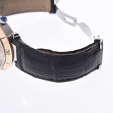 CARTIER Pasha Chrono W3101155 Men's YG/SS/Leather Watch Quartz Champagne Dial AB Rank Used Ginzo
