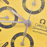 OMEGA オメガ スピードマスター シューマッハ1st 3511.12 メンズ SS 腕時計 手巻き イエロー文字盤 ABランク 中古 銀蔵