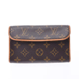 LOUIS VUITTON ルイヴィトンモノグラムポシェットフロランティーヌブラウン M51855 unisex monogram canvas leather bum-bag B rank used silver storehouse