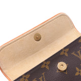 LOUIS VUITTON ルイヴィトンモノグラムポシェットフロランティーヌブラウン M51855 unisex monogram canvas leather bum-bag B rank used silver storehouse