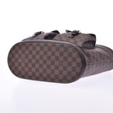 LOUIS VUITTON路易威登Damier Manosque GM棕色N51120女士Damier帆布皮革手提包A级二手Ginzo