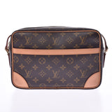 LOUIS VUITTON Louis Vuitton Monogram Trocadero S Brown M51274 Unisex Monogram Canvas Leather Shoulder Bag AB Rank Used Ginzo