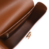 LOUIS VUITTON ルイヴィトンヴェルニクリスティ GM discontinuance of making bronze M91107 レディースモノグラムヴェルニレザーショルダーバッグ AB rank used silver storehouse