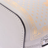 GUCCI GUCCY print mini shoulder ivory / gold 511189 ladies calf shoulder bag Shindo used Ginzo