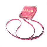 GUCCI GUCCY print mini shoulder pink / gold 511189 ladies calf shoulder bag Shindo used Ginzo