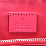 GUCCI GUCCY print mini shoulder pink / gold 511189 ladies calf shoulder bag Shindo used Ginzo