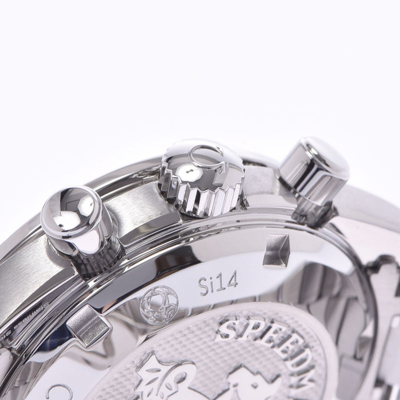 OMEGA オメガスピードマスターコーアクシャルクロノ 324.30.38.50.02.001 men's SS watch self-winding watch silver system clockface A rank used silver storehouse