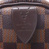 LOUIS VUITTON路易威登Damier Papillon棕色N41210女士Damier帆布皮革手提包A级二手Ginzo