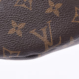 LOUIS VUITTON路易威登Monogram Bum手提包手提包棕色M43644中性Monogram帆布皮革腰包Shindo二手Ginzo